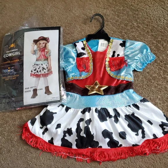Cowgirl dress costume hot sale